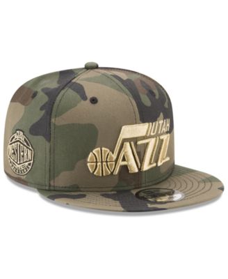 utah jazz camo hat