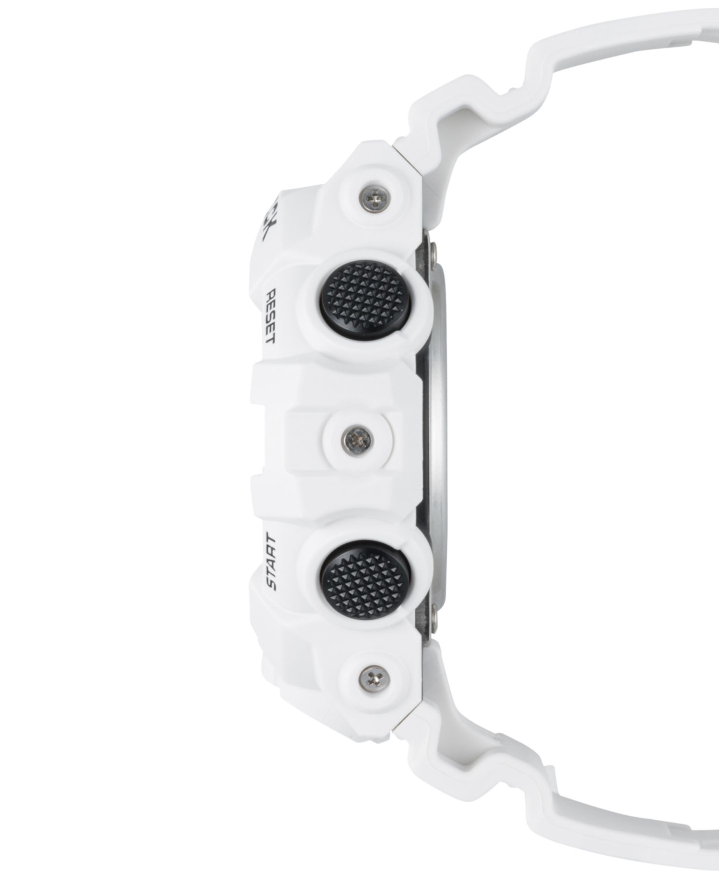 Мужские часы G-Shock Analog-Digital White Resin Strap Watch 54mm GA700-7A, цвет: Белый / Чёрный — фото 2