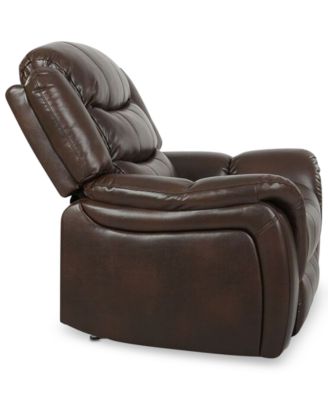 Olyena Faux Leather Glider Recliner