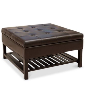 Noble House - Davion Storage Ottoman, Quick Ship
