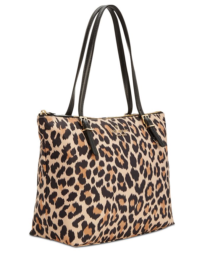 kate spade new york Watson Lane Leopard Small Maya Tote - Macy's