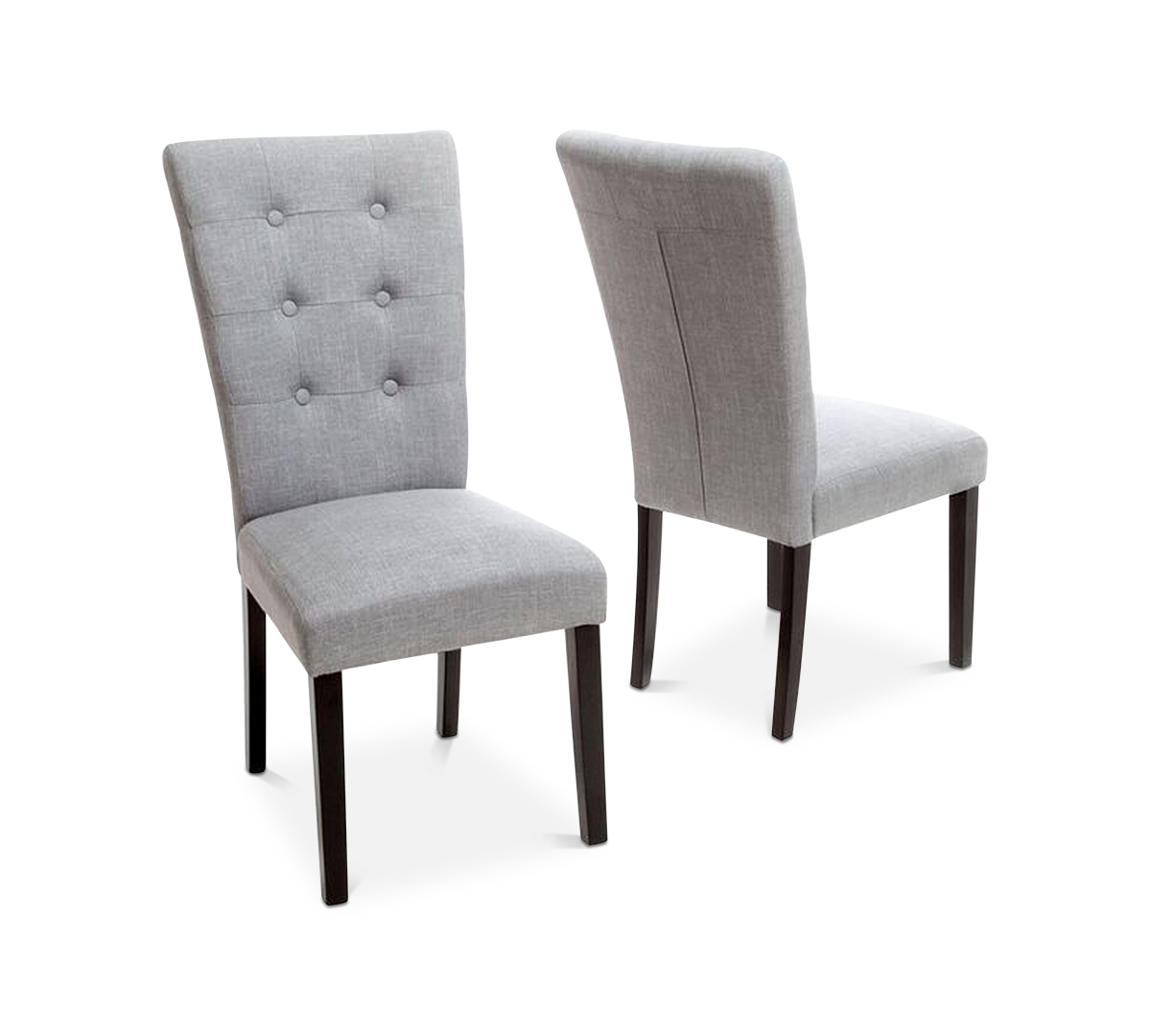 Noble House Alven Dining Chair Set Of 2 In Grey