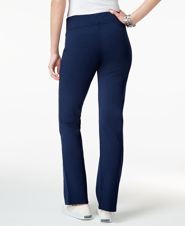 Style & Co Tummy-Control Bootcut Pull-On Pants, Created for Macy's ...