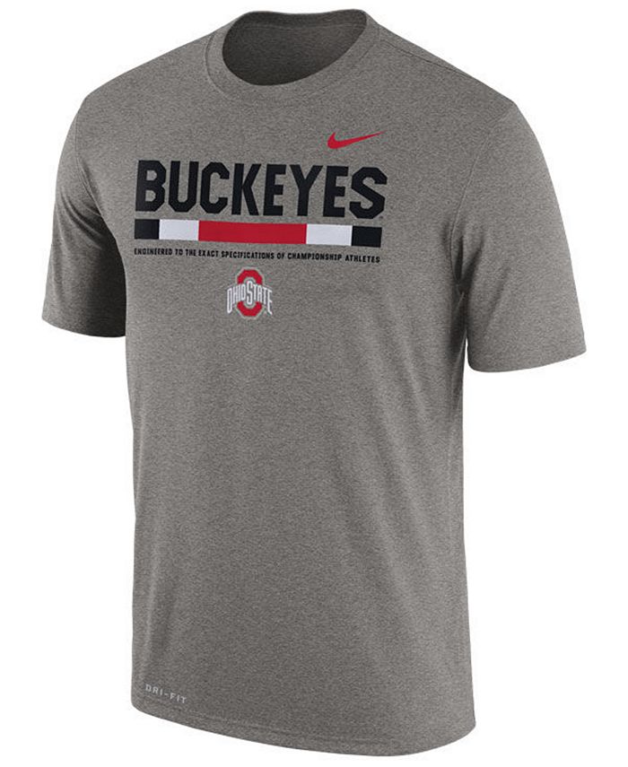 Nike Men's Ohio State Buckeyes Legend Staff Sideline T-Shirt & Reviews ...