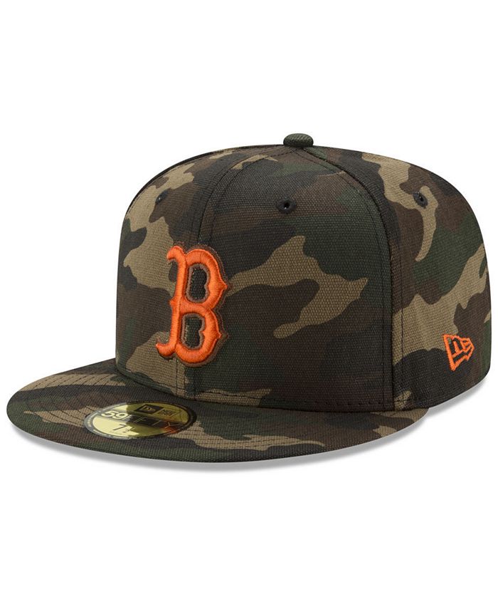 New Era Boston Red Sox Camo On Canvas 59FIFTY Cap Macy's