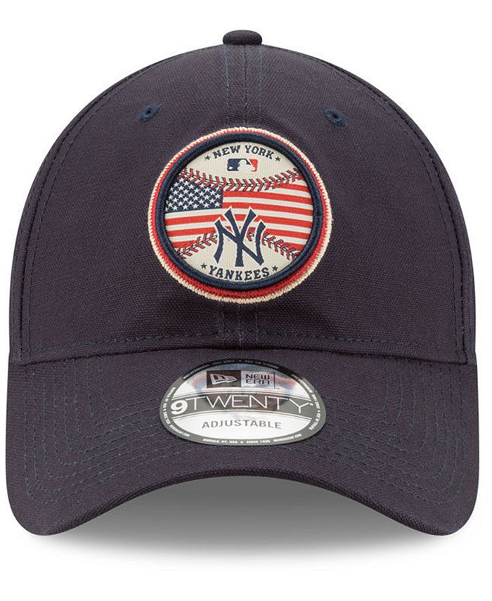 New Era New York Yankees Americana Patch 9TWENTY Strapback Cap - Macy's