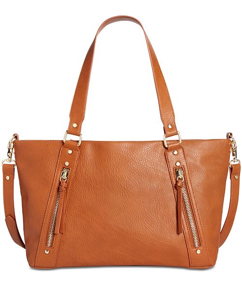 INC International Concepts I.N.C. Emaa Zip Large Satchel, Created for Macy&#39;s - Handbags ...