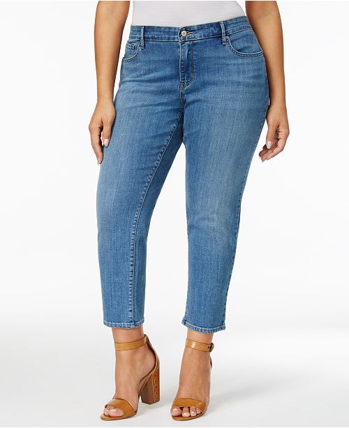 macys plus size levi's