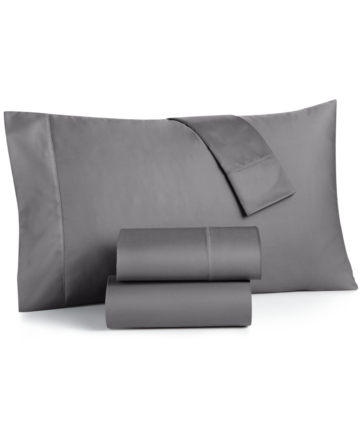 Charter Club Damask Solid Extra Deep Pocket 550 Thread Count 100% Cotton 4-pc. Sheet Set, California King, Create In Stone