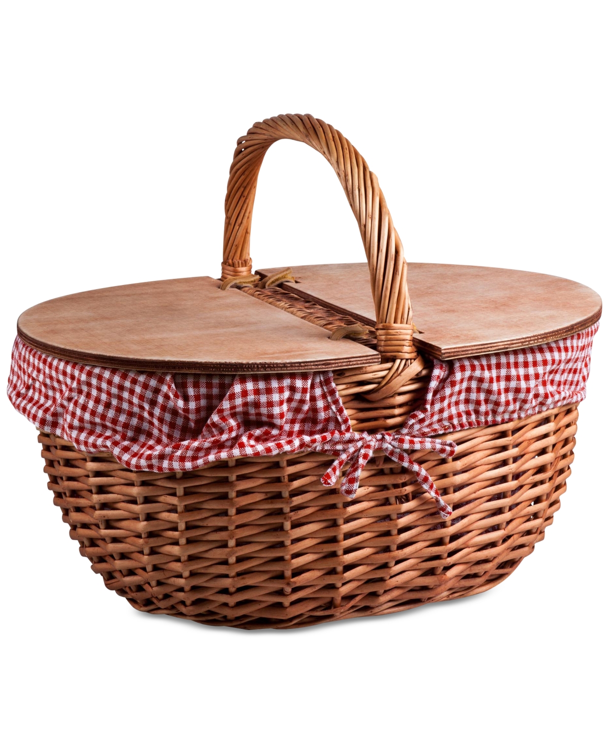 Country Picnic Basket - Red