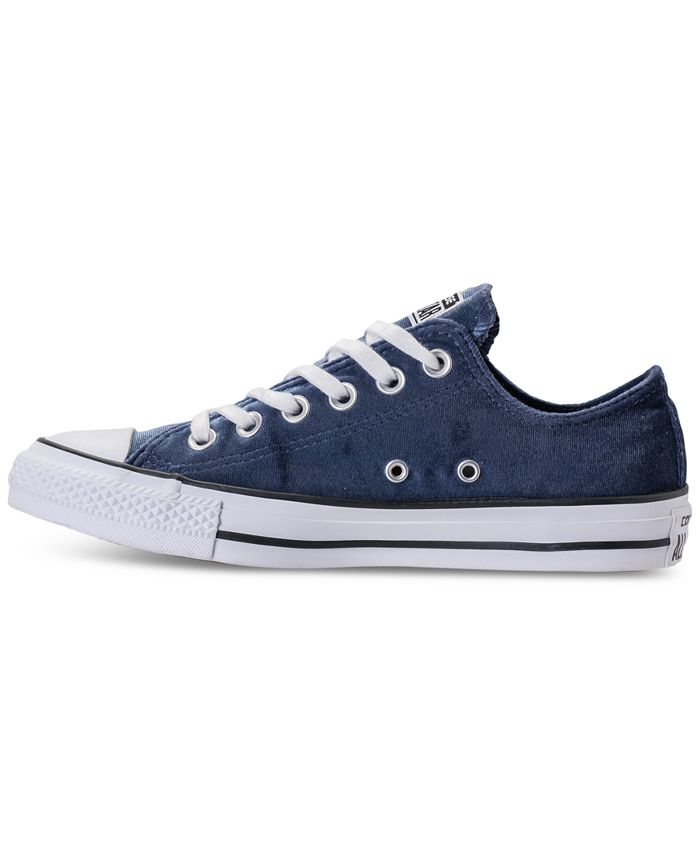 Converse Women's Chuck Taylor Ox Velvet Casual Sneakers from Finish ...
