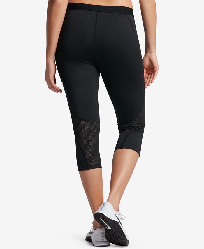 Nike Plus Size Pro Hypercool Cropped Leggings - Macy's