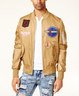 american stitch patches bomber jacket