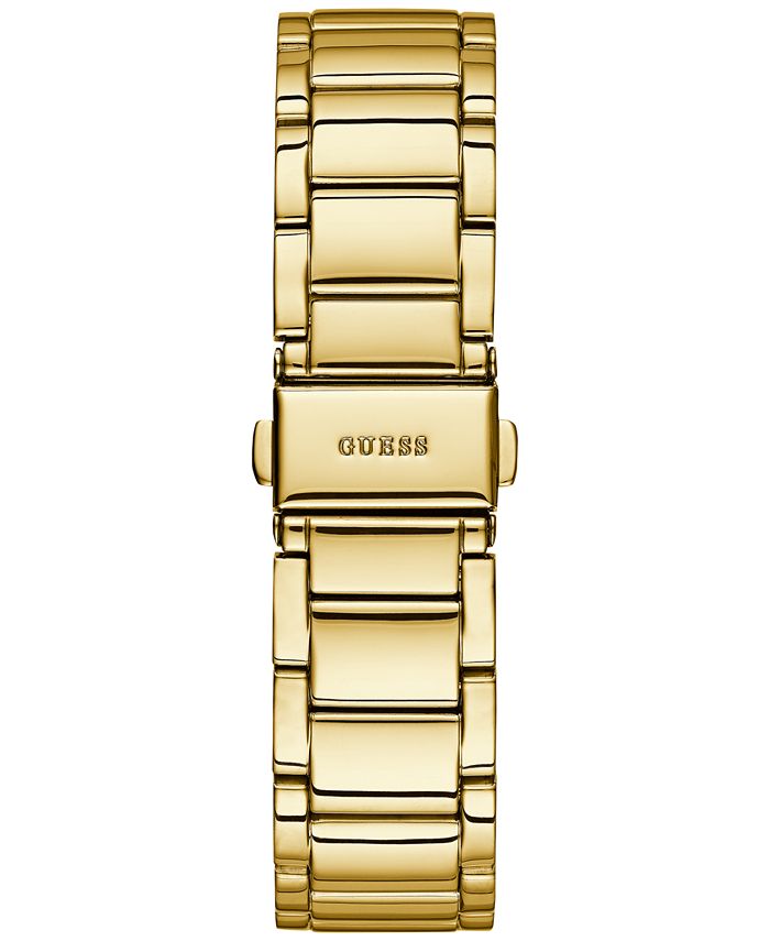 GUESS Women's Gold-Tone Stainless Steel Bracelet Watch 40mm - Macy's