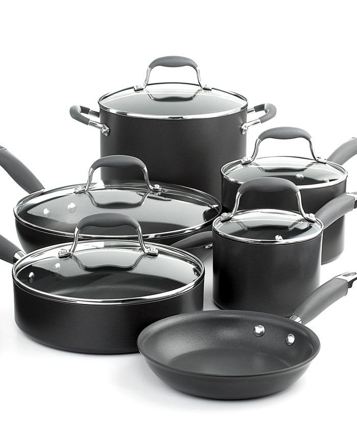 The Cellar Hard-Anodized Aluminum Nonstick 11-Pc. Cookware Set, Created for  Macy's - Macy's