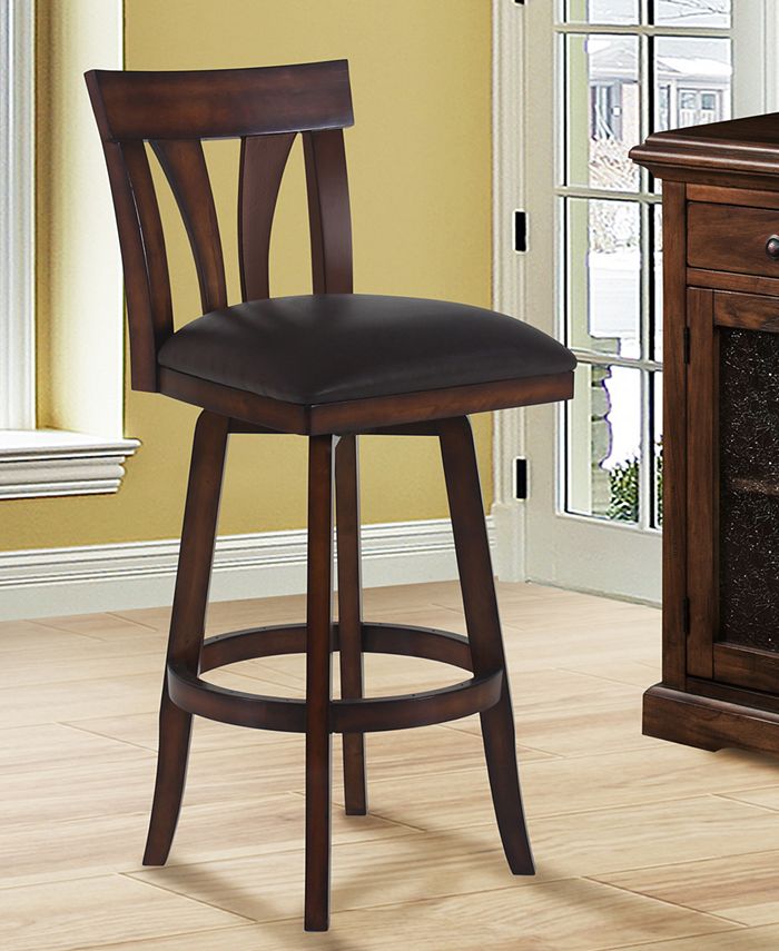 Furniture Salem 26" Swivel Counter Stool, Quick Ship Macy's