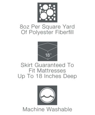 Home Design CLOSEOUT! King Mattress Pad, Down Alternative Fiber Fill, Diamond Stitch Quilted Cover, Created for Macy's