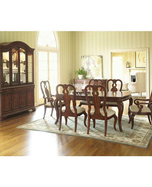 Furniture Bordeaux 9Piece Dining Room Furniture Set, Created for Macy