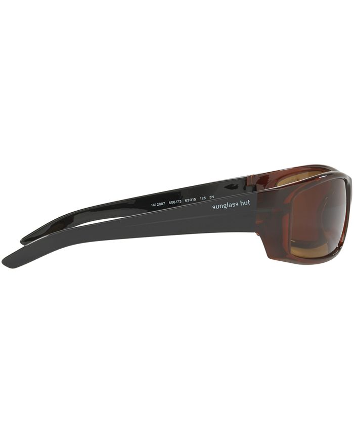 Sunglass Hut Collection Sunglasses, HU2007 63 Macy's