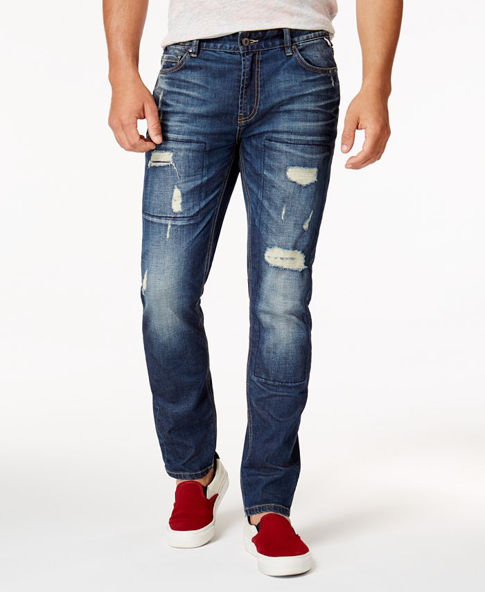 American Rag Men's Ripped Stretch Jeans, Created for Macy's & Reviews ...