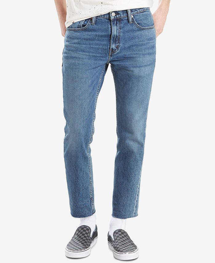 Levi's Men's 511™ Slim-Fit Cropped Raw-Hem Jeans & Reviews - Jeans - Men -  Macy's