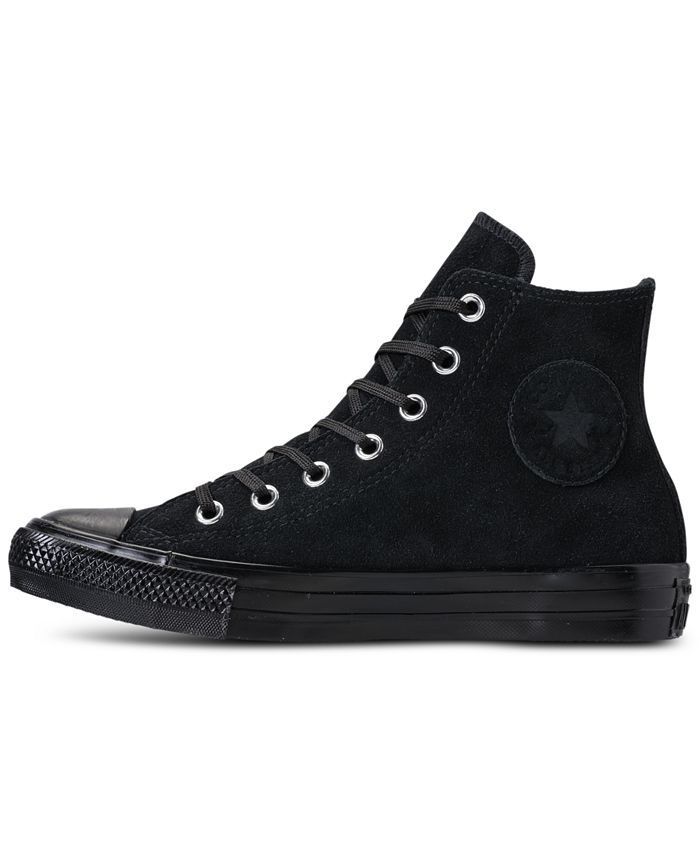 Converse Women's Chuck Taylor Plush Suede High-Top Casual Sneakers from ...