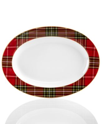222 Fifth - Wexford Plaid Oval Platter