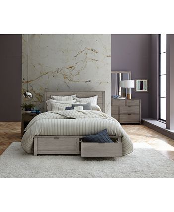 Furniture - Tribeca Grey Landscape Mirror, Only at Macy's