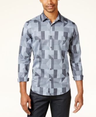 Alfani Men's Printed Shirt, Created for Macy's - Macy's