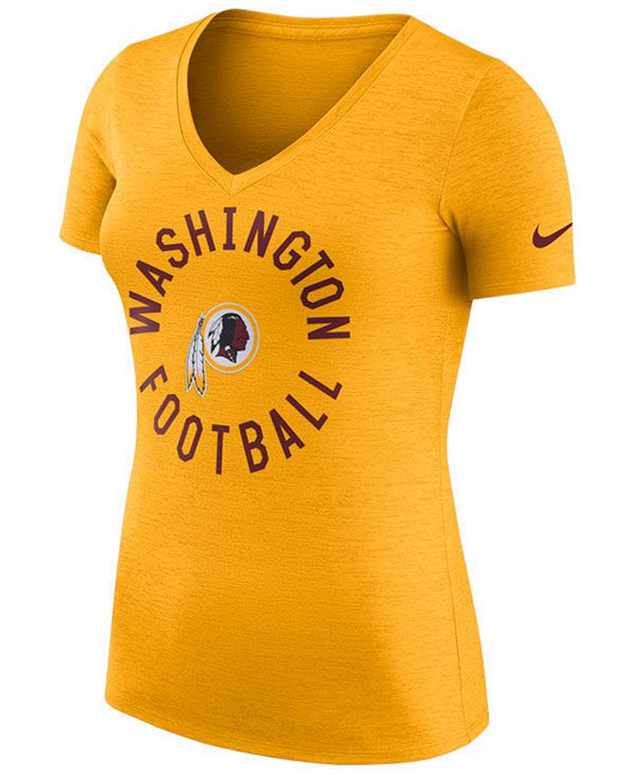 Nike Women's Washington Redskins Dri-Fit Touch T-Shirt - Macy's