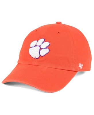 '47 Brand Clemson Tigers CLEAN UP Cap - Macy's