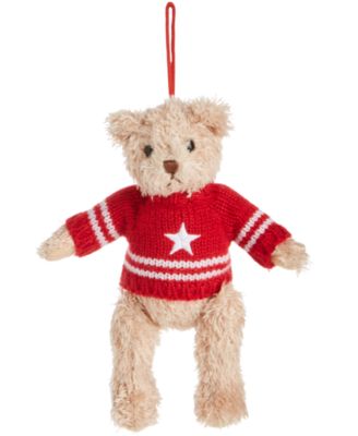 Gund® - Red Sweater Ornament Bear