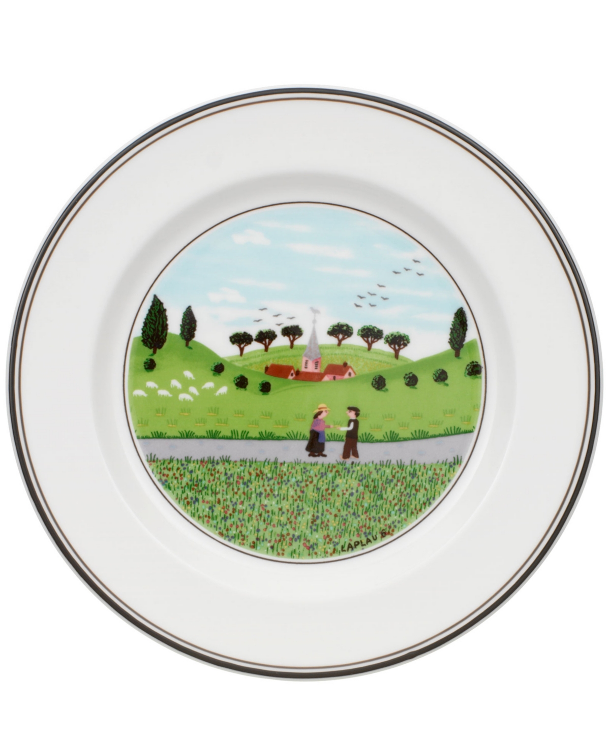 Design Naif Bread and Butter Plate Boy & Girl