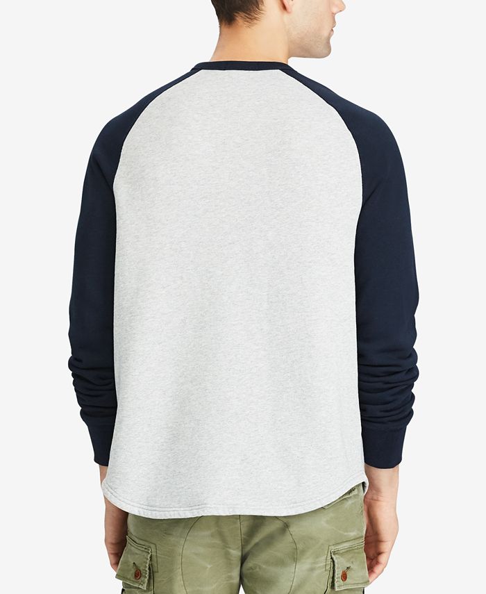 Polo Ralph Lauren Men's Fleece Baseball Shirt - Macy's