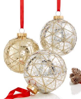 large gold ball christmas ornaments