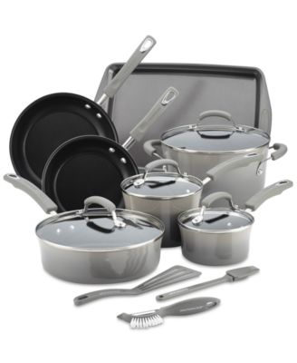 Rachael Ray 14-Pc. Nonstick Cookware Set, Created for Macy's