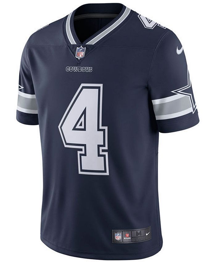 Nike Men's Dak Prescott Dallas Cowboys Vapor Untouchable Limited Jersey ...