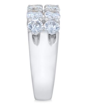 Diamond Double Row Band (1-1/2 ct. t.w.) in 14k White Gold