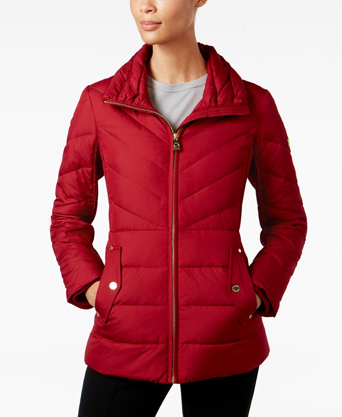 Quilted down and faux fur parka michael kors clearance