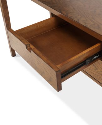 Furniture Scandi 2-Drawer Desk, Quick Ship