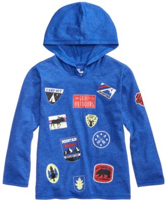 Epic Threads - Wilderness Patch Hoodie, Toddler & Little Boys (2T-7)