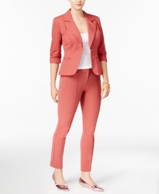 XOXO Juniors' Ruched-Sleeve Blazer 
