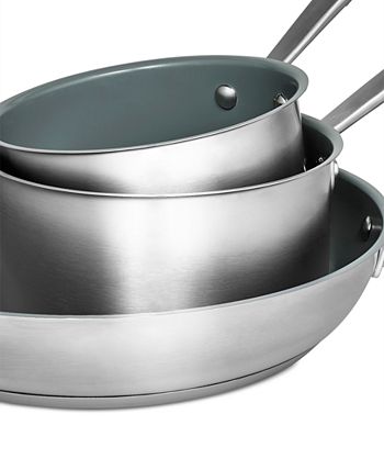 Martha Stewart Collection 12-Pc. Stainless Steel Cookware Set, Created for  Macy's - Macy's