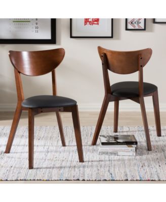 Sumner Faux Leather and Dining Chair (Set Of 2)