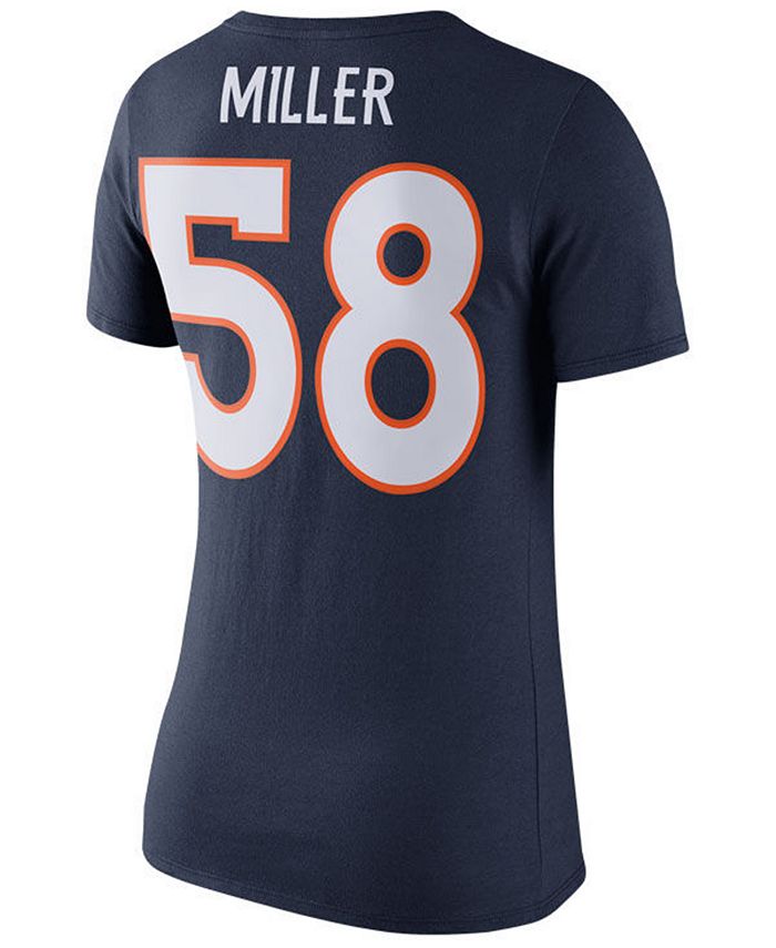 Nike Women's Von Miller Denver Broncos Player Pride T-Shirt - Macy's