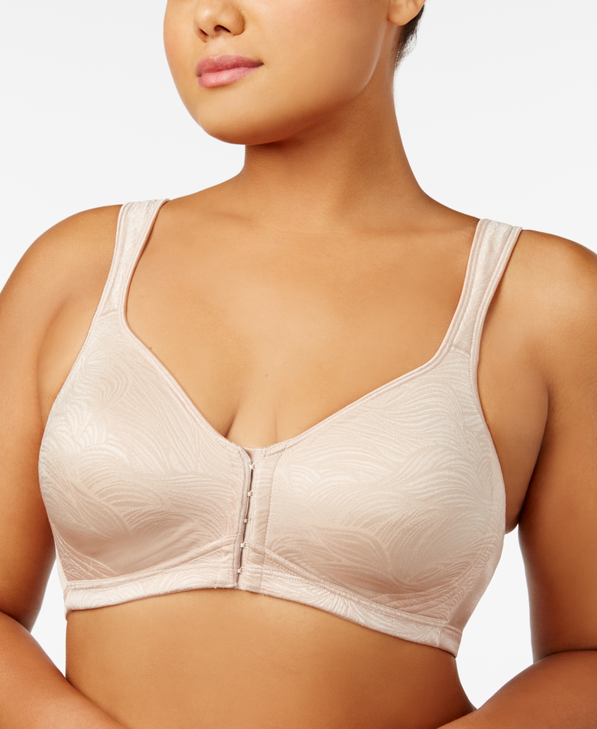 Playtex 18 Hour Posture Boost Front Close Wireless Bra , Online Only -(Nude 5)