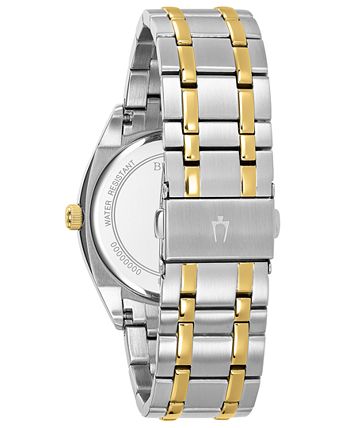 Bulova - Men's Classic Two-Tone Stainless Steel Bracelet Watch 39mm