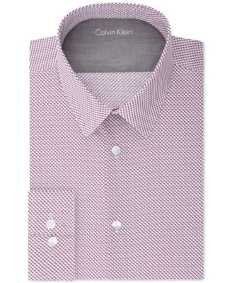 calvin klein burgundy dress shirt