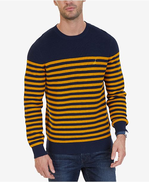 Nautica Men's Breton Striped Sweater - Sweaters - Men - Macy's