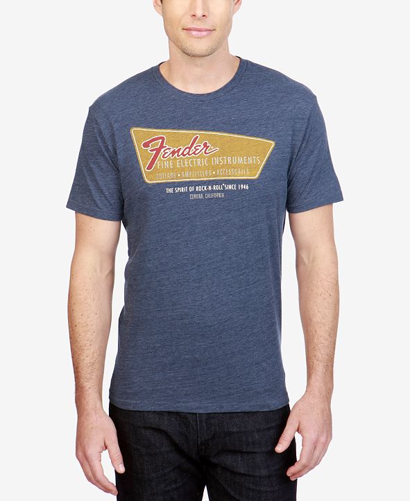 Lucky Brand Men's Fender Graphic T-Shirt & Reviews - T-Shirts - Men ...